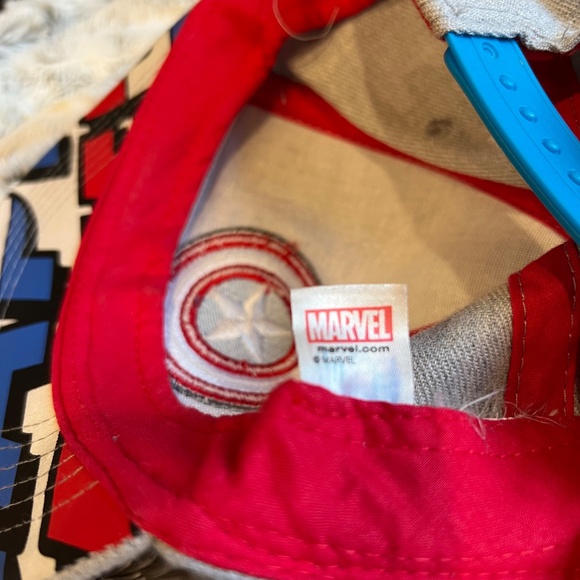 $8 when you bundle - Marvel Captain America Hat - Kids 4-7 Yr - Bundle Discount - Picture 5 of 7